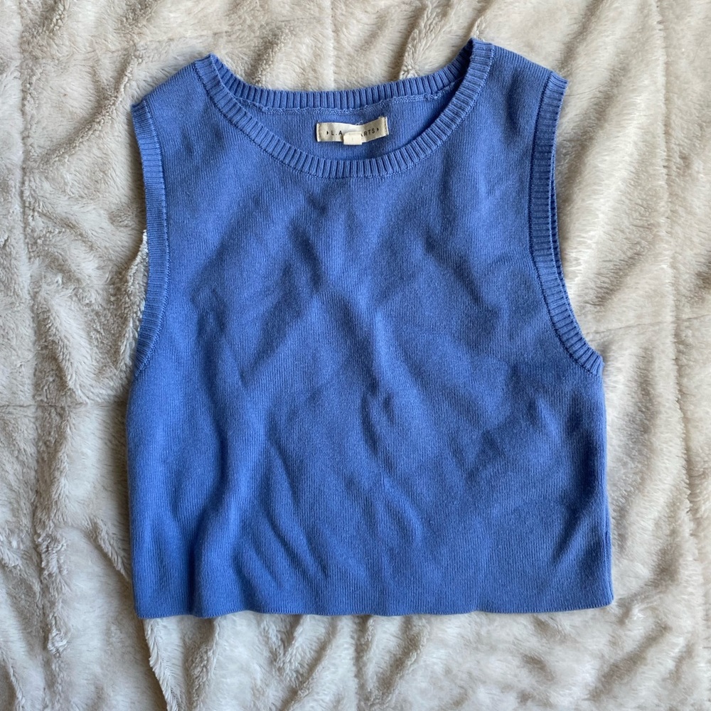 Pacsun/LA Hearts Cropped Sweater Tank